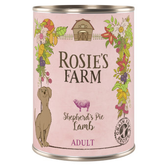 24x400g Rosie's Farm Adult nedves kutyatáp- Bárány - Kisállat kiegészítők webáruház - állateledelek