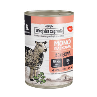 12x400g Wiejska Zagroda Dog nedves kutyatáp - Puppy bárány - Kisállat kiegészítők webáruház - állateledelek