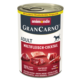 24x400g animonda GranCarno Original Adult Multi húskoktél nedves kutyatáp - Kisállat kiegészítők webáruház - állateledelek