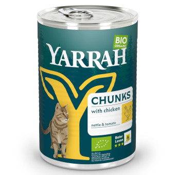 24x405g Yarrah falatkák szószban Bio csirke