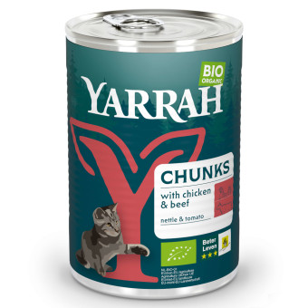 24x405g Yarrah falatkák szószban Bio csirke