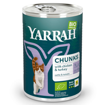 24x405g Yarrah falatkák szószban Bio csirke