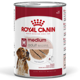 12x410g Royal Canin Medium Adult Mousse nedves kutyatáp - Kisállat kiegészítők webáruház - állateledelek
