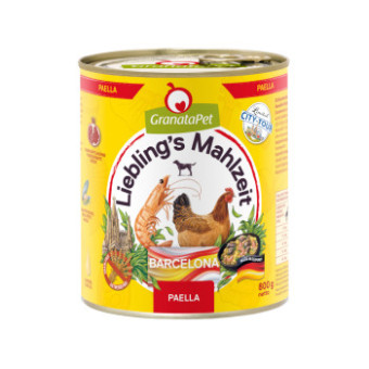 24x800g Granatapet Liebling's Mahlzeit City Tour Barcelona (Paella) nedves kutyatáp - Kisállat kiegészítők webáruház - állateledelek