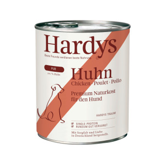24x800g Hardys Pure Csirke nedves kutyatáp - Kisállat kiegészítők webáruház - állateledelek