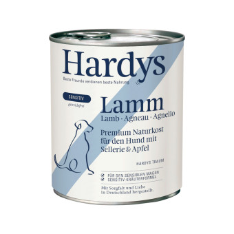 24x800g Hardys Sensitive bárány nedves kutyatáp - Kisállat kiegészítők webáruház - állateledelek