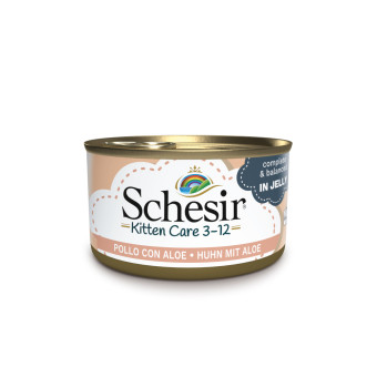 24x85g Schesir aszpikban nedves macskatáp-Kitten csirke & aloe vera - Kisállat kiegészítők webáruház - állateledelek