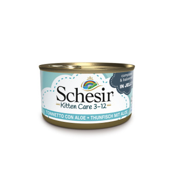 24x85g Schesir aszpikban nedves macskatáp-Kitten tonhal & aloe vera - Kisállat kiegészítők webáruház - állateledelek