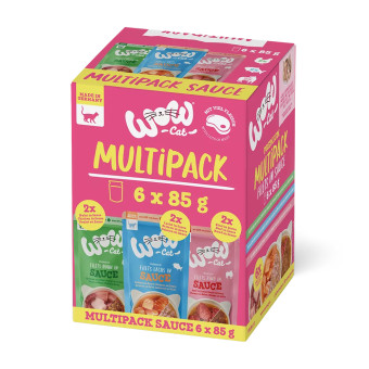 24x85g WOW Cat Filets in Sauce nedves macska eledel - Kisállat kiegészítők webáruház - állateledelek