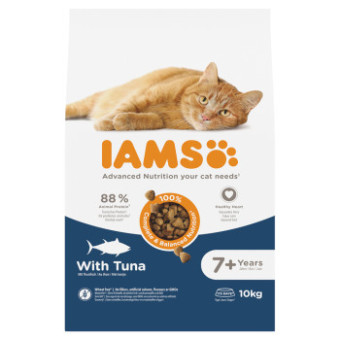 2x10kg IAMS Advanced Nutrition Senior Cat 7+ tonhal száraz macskatáp - Kisállat kiegészítők webáruház - állateledelek