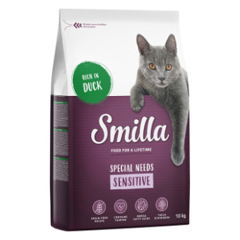 2x10kg Smilla Adult Sensitive kacsa gabonamentes száraz macskatáp - Kisállat kiegészítők webáruház - állateledelek