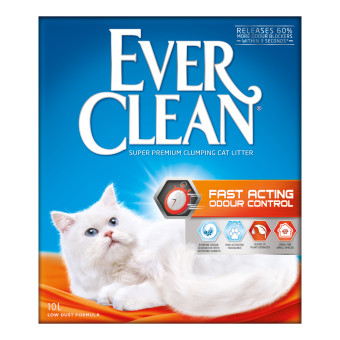 2x10l Ever Clean® Fast Acting Odour Control macskaalom - Kisállat kiegészítők webáruház - állateledelek