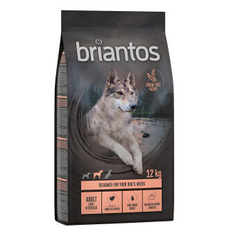2x12kg Briantos Adult Light/Sterilised pulyka & burgonya - gabonamentes száraz kutyatáp - Kisállat kiegészítők webáruház - állateledelek