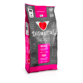 2x12kg Disugual Medium Adult sertés száraz kutyatáp - Kisállat kiegészítők webáruház - állateledelek