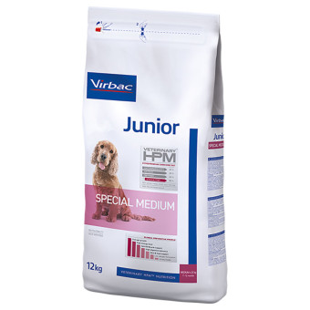 12kg Virbac Veterinary HPM Junior Dog Special Medium száraz kutyatáp - Kisállat kiegészítők webáruház - állateledelek