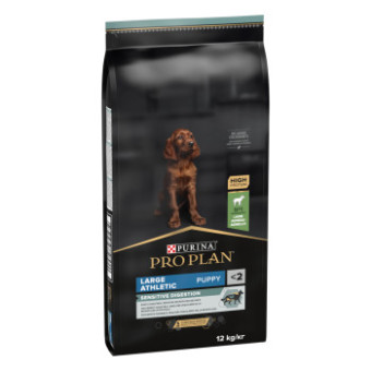 12kg PURINA PRO PLAN Large Athletic Puppy Sensitive Digestion bárány száraz kutyatáp - Kisállat kiegészítők webáruház - állateledelek