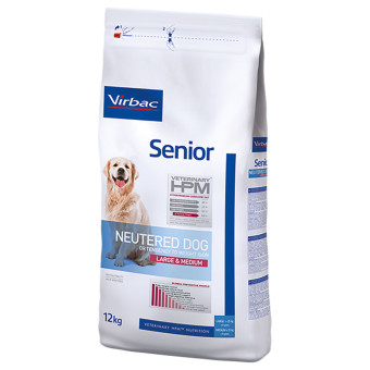 12kg Virbac Veterinary HPM Senior Dog Neutered Large & Medium