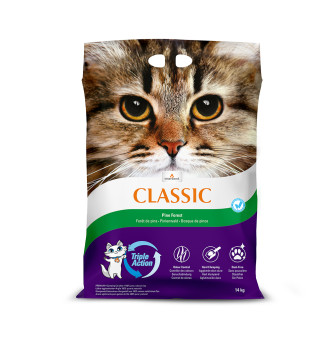 2x14kg Intersand Classic macskaalom fenyőerdő illattal - Kisállat kiegészítők webáruház - állateledelek
