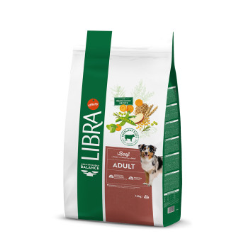 14kg Libra Dog Adult marha száraz kutyatáp - Kisállat kiegészítők webáruház - állateledelek