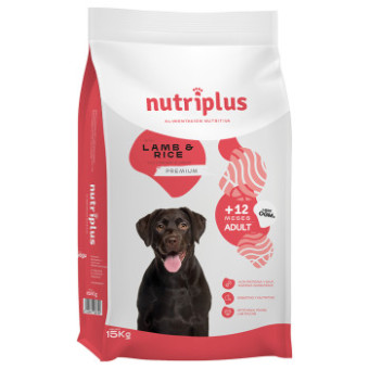 15kg Nutriplus Dog Adult bárány  száraz kutyatáp 2x zooPont - Kisállat kiegészítők webáruház - állateledelek