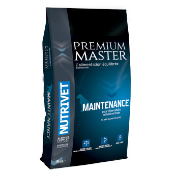 15kg Nutrivet Premium Master Maintenance - Száraz kutyatáp - Kisállat kiegészítők webáruház - állateledelek