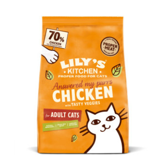 2x2kg Lily's Kitchen Adult Cat csirke & zöldség száraz macskatáp - Kisállat kiegészítők webáruház - állateledelek
