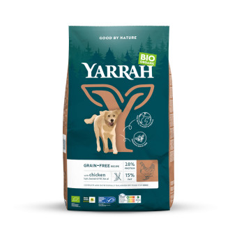 2x2kg Yarrah Bio gabonamentes bio csirke száraz kutyatáp - Kisállat kiegészítők webáruház - állateledelek