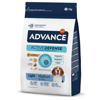 2x3kg Advance Medium Light csirke száraz kutyatáp - Kisállat kiegészítők webáruház - állateledelek
