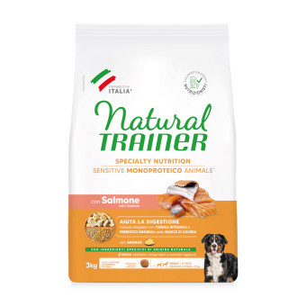 2x3kg Natural Trainer Sensitive Adult lazac száraz kutyatáp - Kisállat kiegészítők webáruház - állateledelek