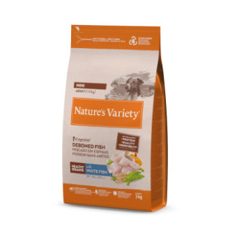 2x3kg Nature's Variety Healthy Grains Mini Adult fehér hal száraz kutyatáp - Kisállat kiegészítők webáruház - állateledelek