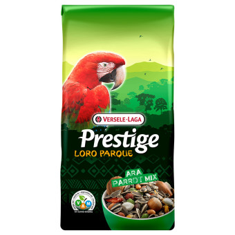 15kg Prestige Loro Parque Ara papagájeledel mix - Kisállat kiegészítők webáruház - állateledelek