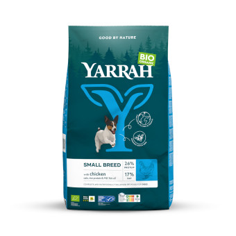 5kg Yarrah Bio Small Breed bio csirke száraz kutyatáp - Kisállat kiegészítők webáruház - állateledelek