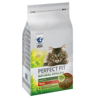 2x6kg Perfect Fit Natural Vitality marha & csirke száraz macskatáp - Kisállat kiegészítők webáruház - állateledelek