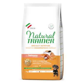 2x7kg Natural Trainer Sensitive Adult Small & Toy lazac száraz kutyatáp - Kisállat kiegészítők webáruház - állateledelek