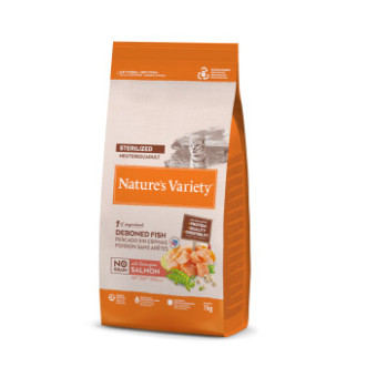 7kg Nature's Variety No Grain Sterilized norvég lazac száraz macskatáp - Kisállat kiegészítők webáruház - állateledelek
