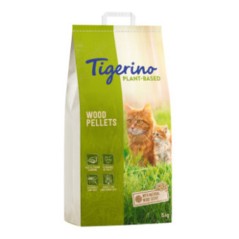 30l Tigerino Plant-Based fapellet macskaalom - természetes faillattal