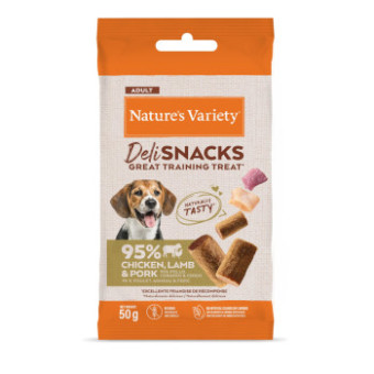 36x50g Nature's Variety Deli Adult Csirke  kutyasnack - Kisállat kiegészítők webáruház - állateledelek