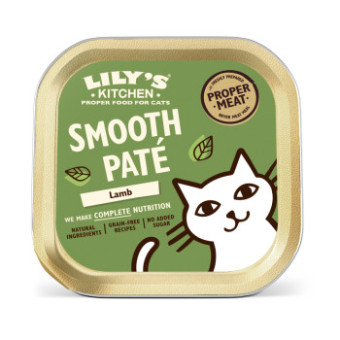 38x85g Lily's Kitchen Smooth Paté Selection bárány nedves macskaeledel - Kisállat kiegészítők webáruház - állateledelek
