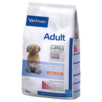 3kg Virbac Veterinary HPM Adult Dog Neutered Small & Toy