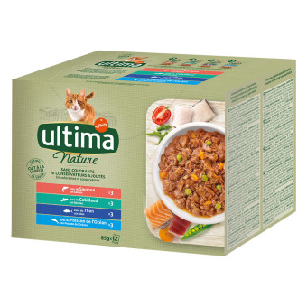 48x 85g Ultima Nature Fish Selection (lazac