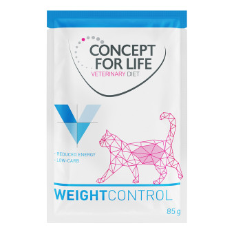 48x85g Concept for Life Veterinary Diet Weight Control nedves macskatáp - Kisállat kiegészítők webáruház - állateledelek