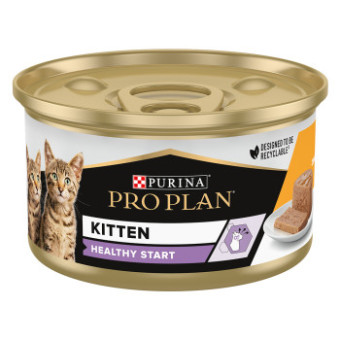 48x85g Pro Plan Cat Kitten csirke nedves macskatáp 25% kedvezménnyel - Kisállat kiegészítők webáruház - állateledelek