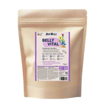 7kg BugBell Belly Vital Digestion & Intestinal Flora száraz kutyatáp - Kisállat kiegészítők webáruház - állateledelek