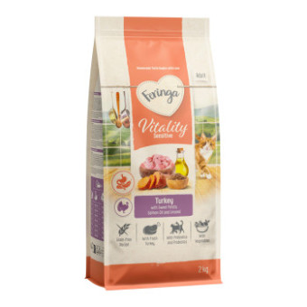 5x2kg Feringa Vitality Sensitive pulyka száraz macskatáp - Kisállat kiegészítők webáruház - állateledelek