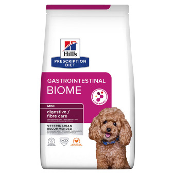 2x6kg Hill's Prescription Diet Canine száraz kutyatáp- Diet Gastrointestinal Biome Mini csirke (2 x 6 kg) - Kisállat kiegészítők webáruház - állateledelek
