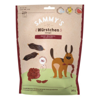 6x240g Bosch Sammy's kolbászkák vízibivalyból kutyasnack - Kisállat kiegészítők webáruház - állateledelek