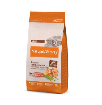 2x7kg Nature's Variety No Grain Adult norvég lazac száraz macskatáp - Kisállat kiegészítők webáruház - állateledelek