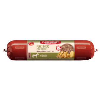 16x400g Fleischeslust Sensitive kutyaszalámi nedves kutyatáp - Ló pur burgonyával - Kisállat kiegészítők webáruház - állateledelek