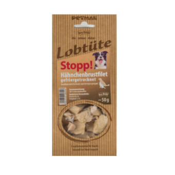 Petman Lobtüte Stopp! szárított csirkemellfilé (10x50g) kutya