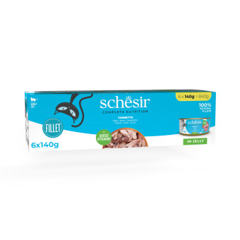 Schesir Complete Nutrition Filet aszpikban 24 x 140 g - Tonhal - Kisállat kiegészítők webáruház - állateledelek